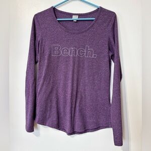🎉4/30$🎉Bench Women's Purple Long Sleeve Top – Size M 💜